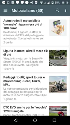 Motociclismo Notizie android App screenshot 5