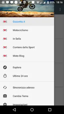 Motociclismo Notizie android App screenshot 7